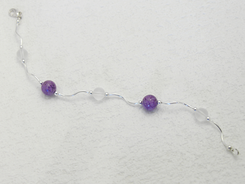 Lilac Ripple Bracelet